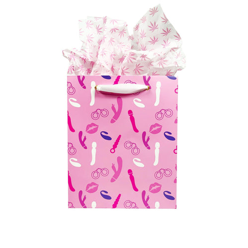 Sex Toys and Handcuffs Gift Bag by Naughty Kards