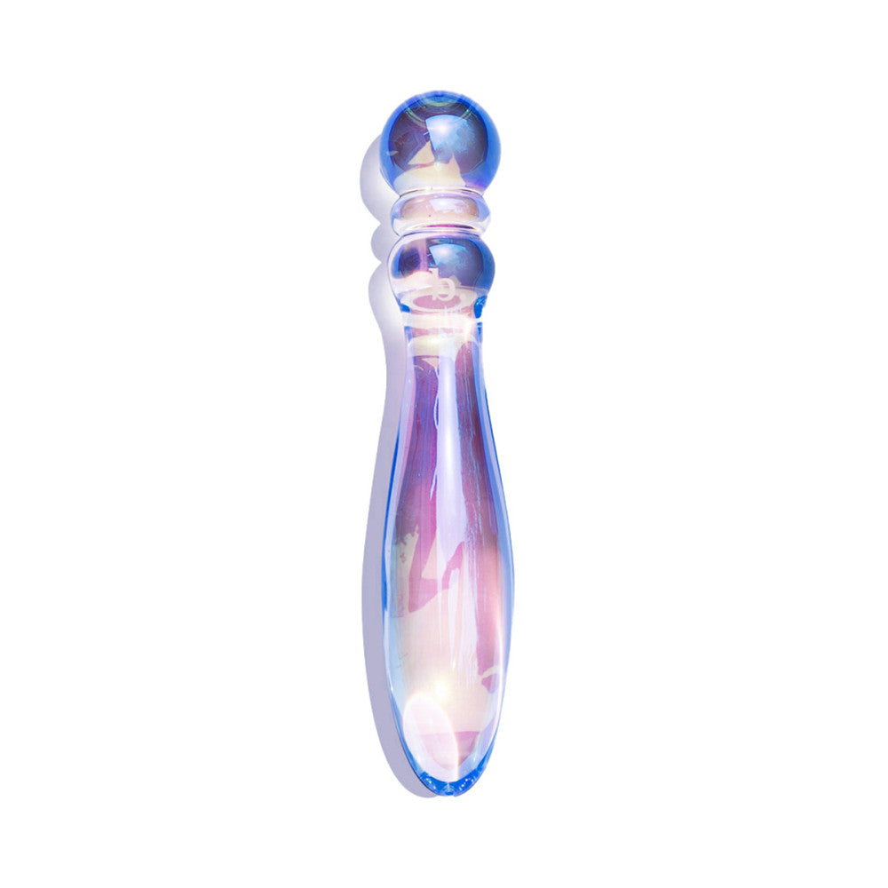 Biird Cecii™ Beaded Double-Ended Glass Dildo - Iridescent Purple – The  Pleasure Parlor