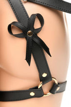 Black Bondage Harness with Bows