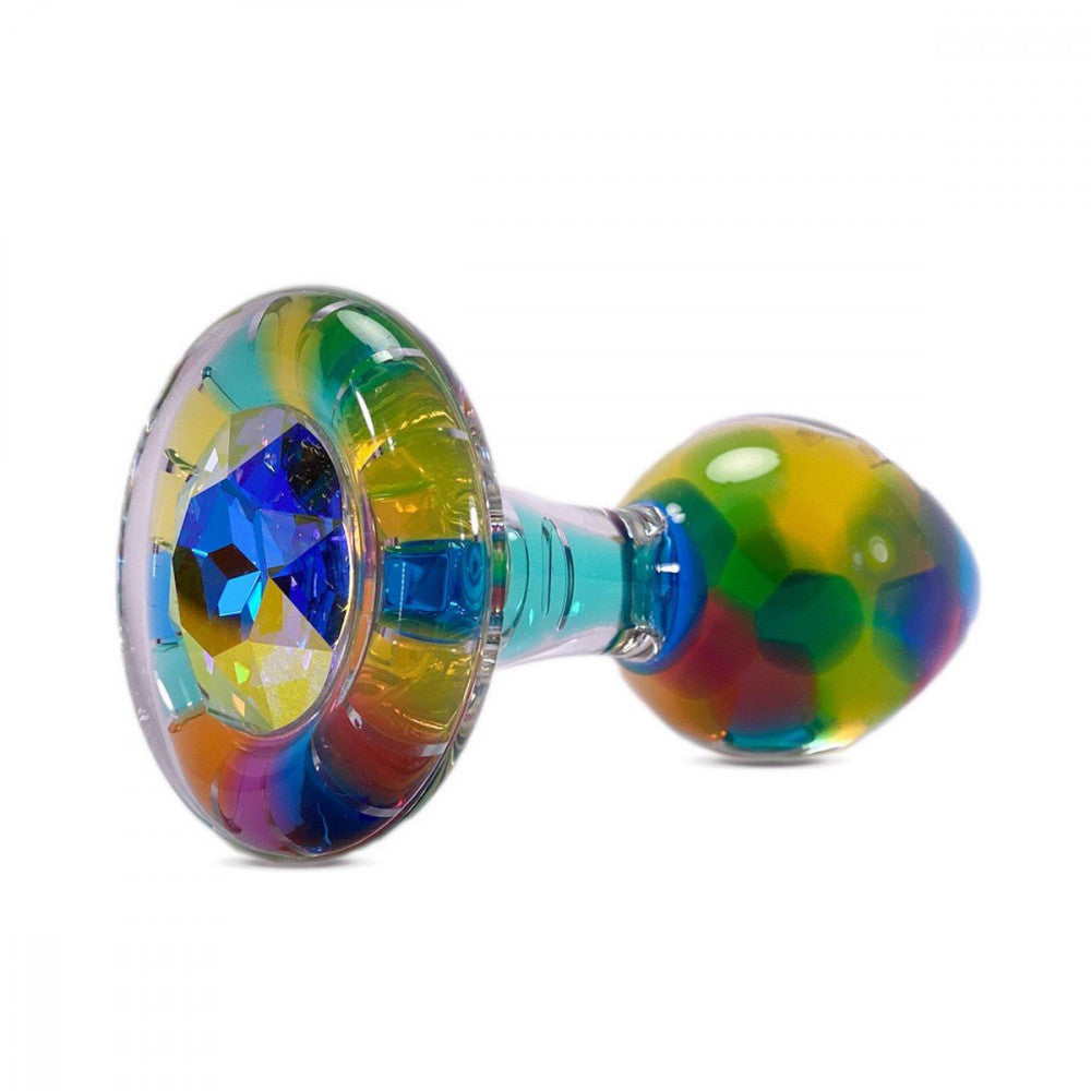 Crystal Delights Funfetti Glass Anal Plug - Aurora Borealis The Pleasure Parlor Crystal Delights Funfetti Glass Anal Plug - Aurora Borealis The Pleasure Parlor