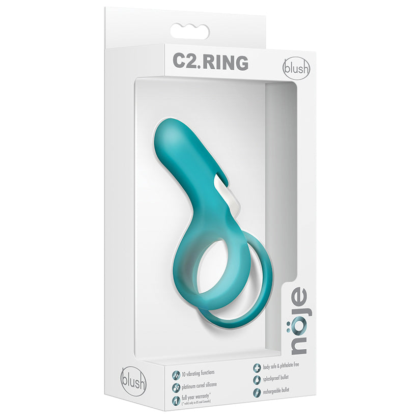 Blush Noje C2 Rechargeable Vibrating Ring The Pleasure Parlor Blush Noje C2 Rechargeable Vibrating Ring The Pleasure Parlor