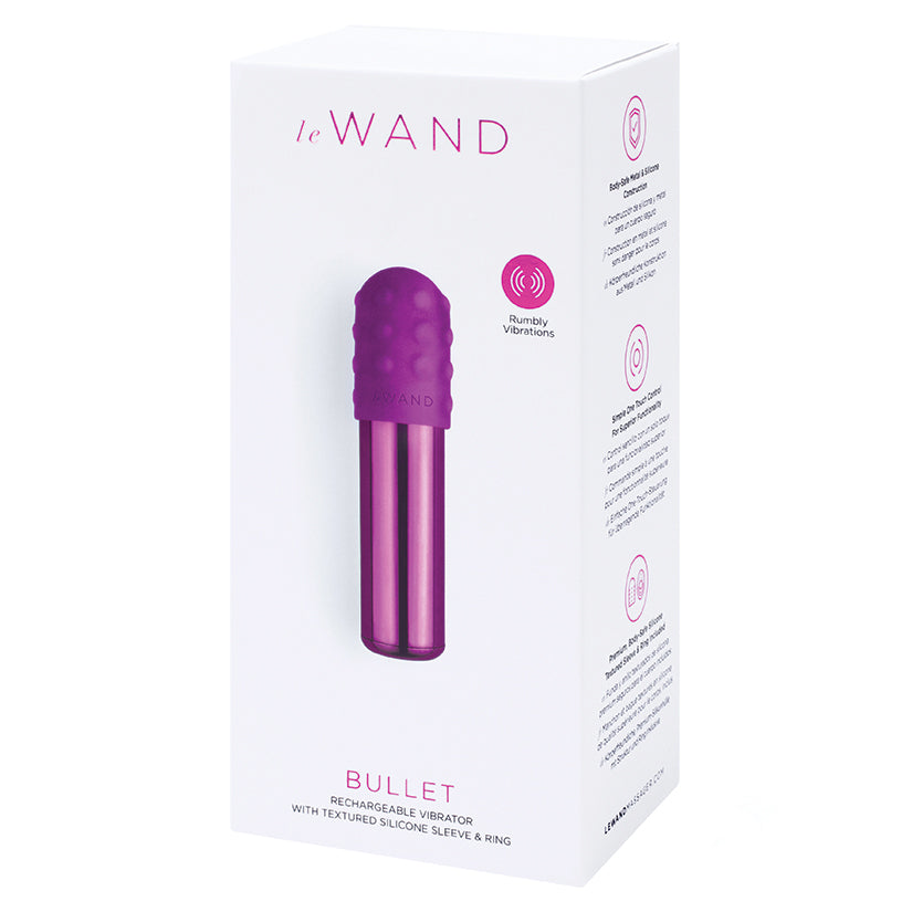 Le Wand Compact Bullet Vibrator Chrome Cherry Collection – The Pleasure  Parlor