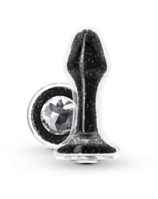 Stardust Glam Glitter-Filled 3.7" Jeweled Anal Plug The Pleasure Parlor Stardust Glam Glitter-Filled 3.7" Jeweled Anal Plug The Pleasure Parlor