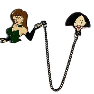 Kinky Daria and Jane Enamel Pin by Geeky & Kinky Pins