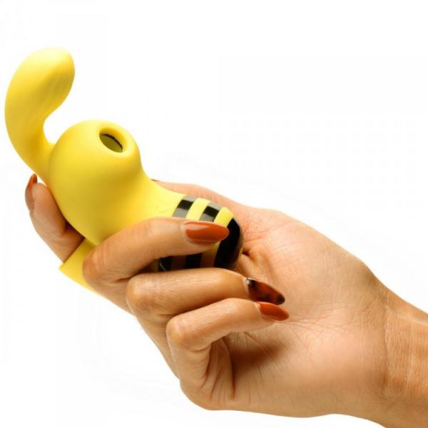 Sucky Bee Rechargeable Clit Sucking G-Spot Finger Vibrator The Pleasure Parlor Sucky Bee Rechargeable Clit Sucking G-Spot Finger Vibrator The Pleasure Parlor