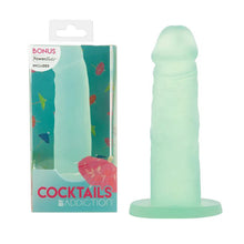 Cocktails by Addiction Silicone Suction Cup Dildo - Mint Mojito