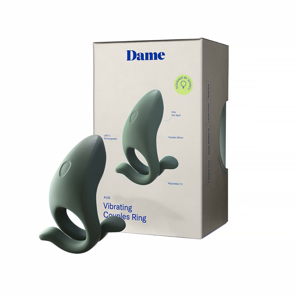 Dame Hug Vibrating Couples Cock Ring The Pleasure Parlor Dame Hug Vibrating Couples Cock Ring The Pleasure Parlor