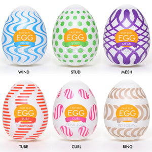 TENGA Easy Beat Egg Penis Sleeves 6 pack - Wonder