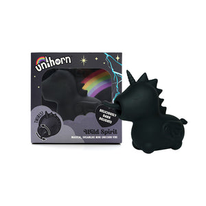 Unihorn Wild Spirit - Black Unicorn Tongue Flicking Clitoral Vibrator