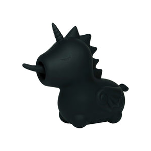 Unihorn Wild Spirit - Black Unicorn Tongue Licking Clitoral Vibrator