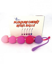 Voodoo Cherry Weighted Silicone Kegel Balls -Set of 5