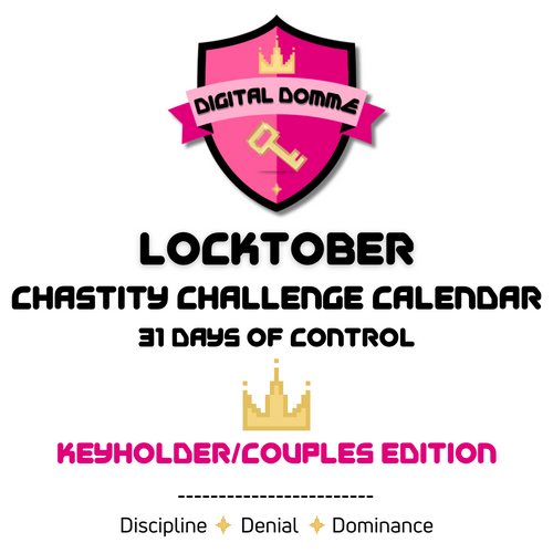 Locktober Chastity Challenge Calendar - Keyholder/Couples Edition