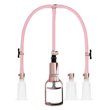 Pumped Rose Gold Clit & Nipple Pump Set - Size Large