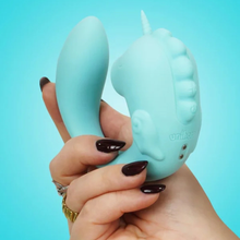Unihorn C Horse Ocean Peak Blue - Throbbing Fluttering Unicorn Vibrator