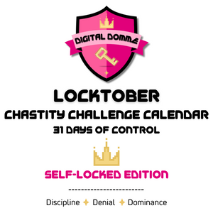 Locktober Chastity Challenge Calendar - Self-Locked Edition