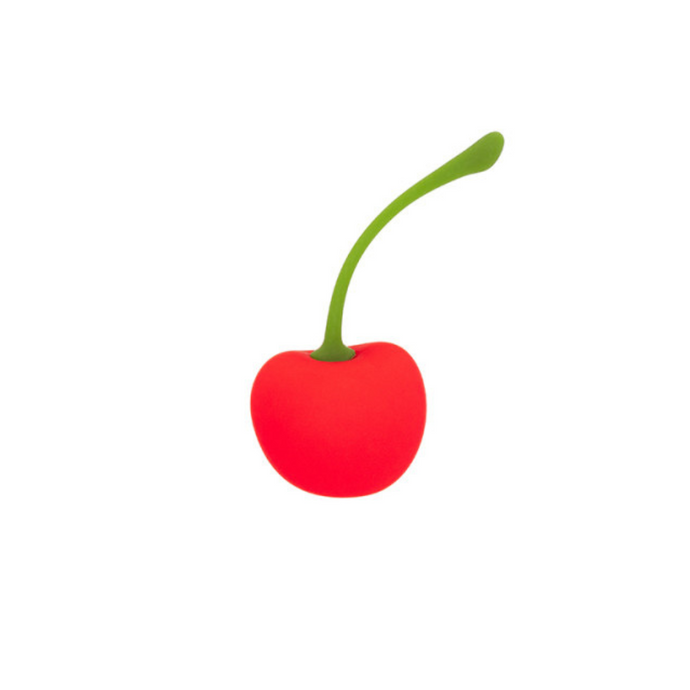 Emojibator Cherry Silicone Rechargeable Vibrator