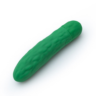 Emojibator Pickle Rechargeable Silicone Vibrator