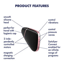 Satisfyer Love Triangle Air Pulse Clit Stimulator with Vibration