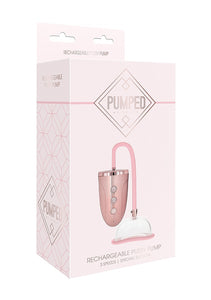 Pumped 3-Speed Rechargeable Automatic Rose Gold Pussy Pump