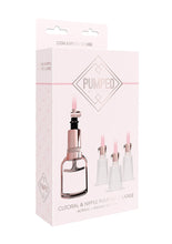 Pumped Rose Gold Clit & Nipple Pump Set - Size Large