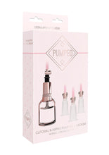 Pumped Rose Gold Clit & Nipple Pump Set - Size Medium