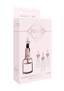 Pumped Rose Gold Clit & Nipple Pump Set - Size Medium