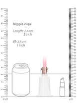 Pumped Rose Gold Clit & Nipple Pump Set - Size Large