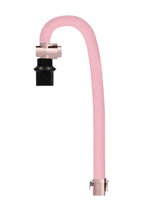 Pumped Rose Gold Pussy Pump with Manual-Release Hand Pump