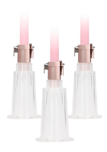 Pumped Rose Gold Clit & Nipple Pump Set - Size Medium