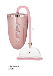 Pumped 3-Speed Rechargeable Automatic Rose Gold Pussy Pump