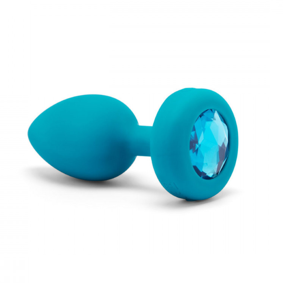 b-Vibe Vibrating Jewel Butt Plug - Small/Medium The Pleasure Parlor b-Vibe Vibrating Jewel Butt Plug - Small/Medium The Pleasure Parlor