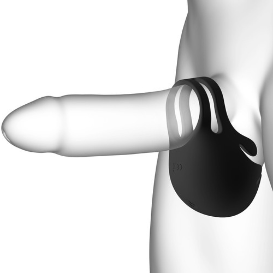 Dorcel Fun Bag Vibrating Cock Ring + Testicle Stimulator The Pleasure Parlor Dorcel Fun Bag Vibrating Cock Ring + Testicle Stimulator The Pleasure Parlor