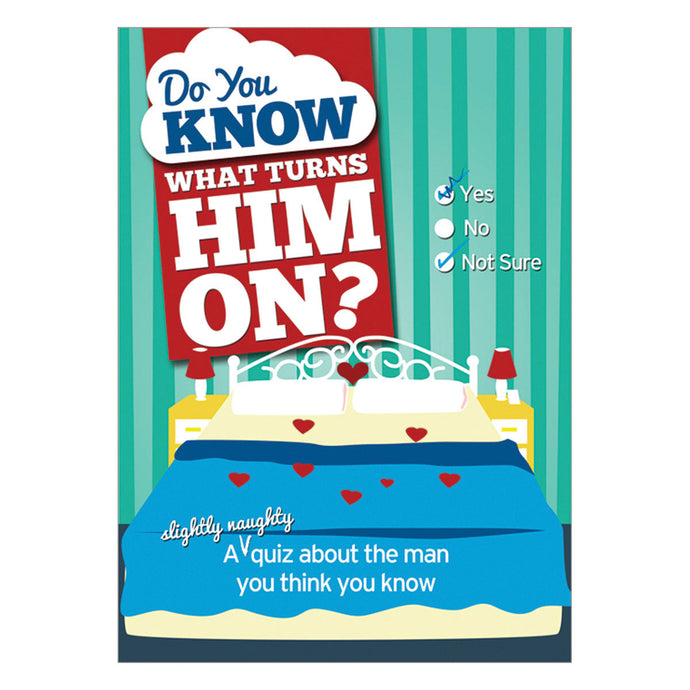 Do You Know What Turns Him On: A Couple's (Naughty) Quiz Book