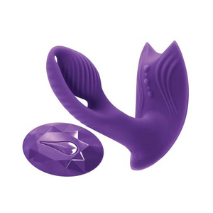 INYA Bump-N-Grind Rechargeable Remote Control Dual-Stimulation Warming Vibrator
