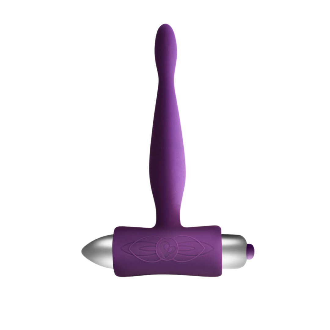 Petite Sensations Teazer Slim Vibrating Anal Plug- Purple The Pleasure Parlor Petite Sensations Teazer Slim Vibrating Anal Plug- Purple The Pleasure Parlor