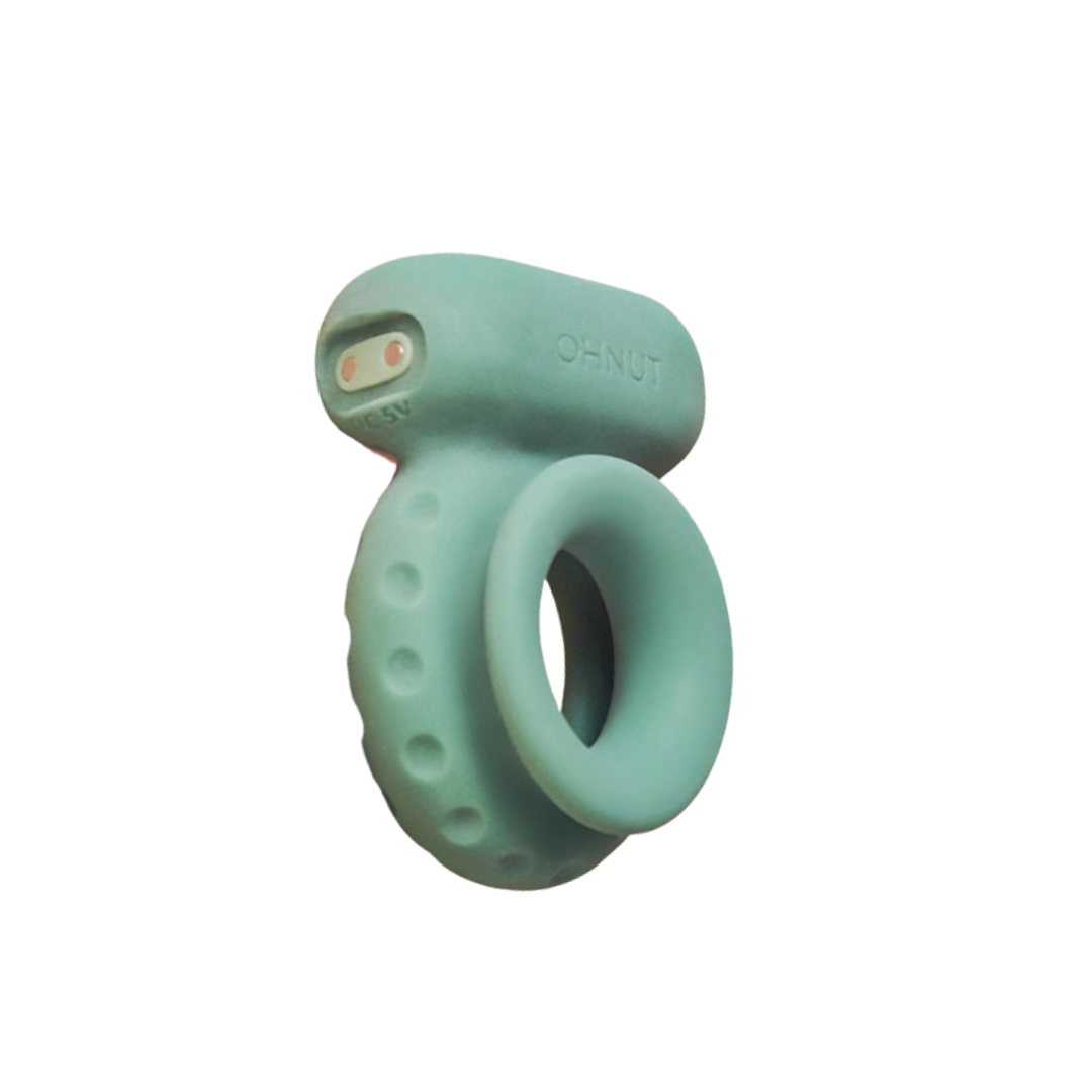 Ohnut Wide Buffer Vibrating Cock Ring Aloe The Pleasure Parlor Ohnut Wide Buffer Vibrating Cock Ring Aloe The Pleasure Parlor