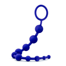 Classic Silicone Anal Beads with Finger Loop