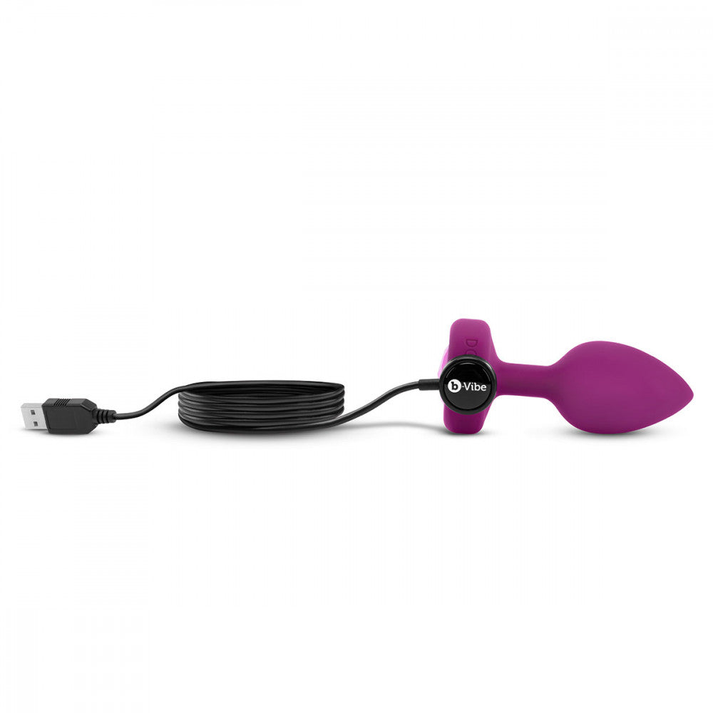 b-Vibe Vibrating Jewel Butt Plug - Small/Medium The Pleasure Parlor b-Vibe Vibrating Jewel Butt Plug - Small/Medium The Pleasure Parlor