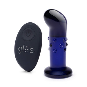 3.5" Remote Control Rechargeable Glass G-Spot and P-Spot Vibrator