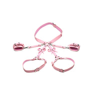 Pink Bondage Harness with Bows