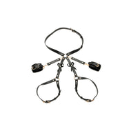 Black Bondage Harness with Bows