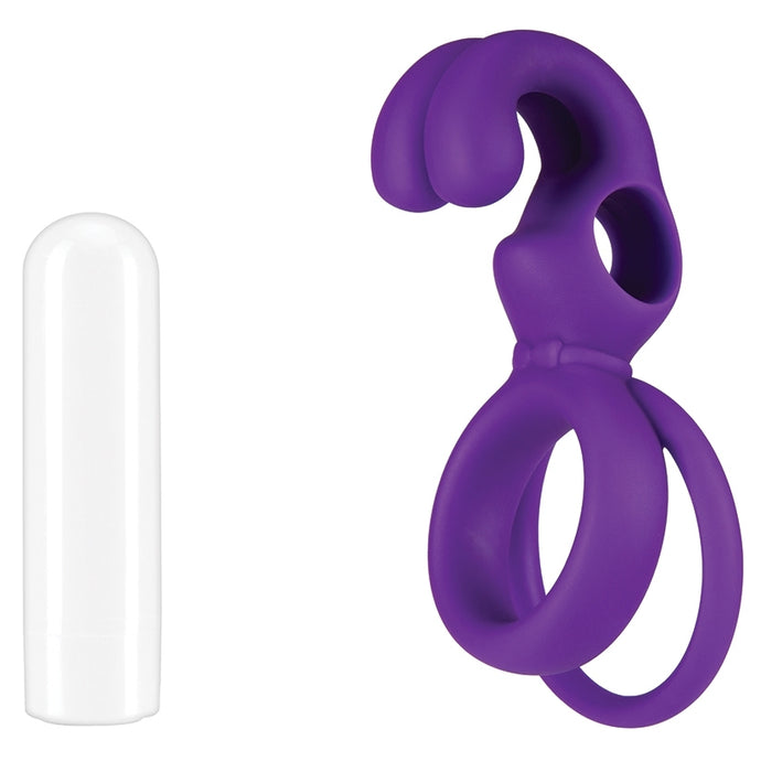 Blush Noje C3 Rabbit-Style Vibrating Ring The Pleasure Parlor Blush Noje C3 Rabbit-Style Vibrating Ring The Pleasure Parlor