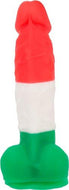 Leonardo Multi-Colored 7" Soft Suction Cup Dildo