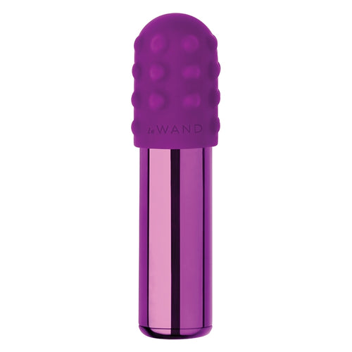 Le Wand Compact Bullet Vibrator Chrome Cherry Collection