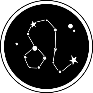 Leo astrology sign illustration