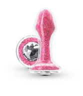 Stardust Glam Glitter-Filled 3.7" Jeweled Anal Plug