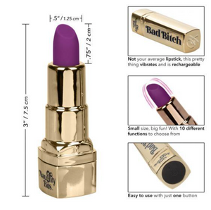 Naughty Bits Bad Bitch Lipstick Vibrator