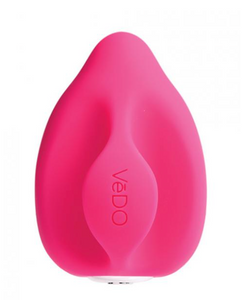 hot pink VeDo Yumi Finger Vibe with finger hold