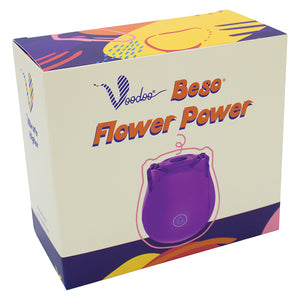 Voodoo Beso Flower Power Rose Clit Suction Vibrator