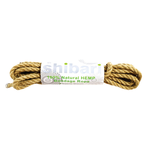 Shibari Natural Hemp Bondage Rope - 16 feet